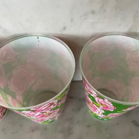 LILLY PULITZER May Flowers 14 Ounce To Go Tumblers 5 - Picture 9 of 11